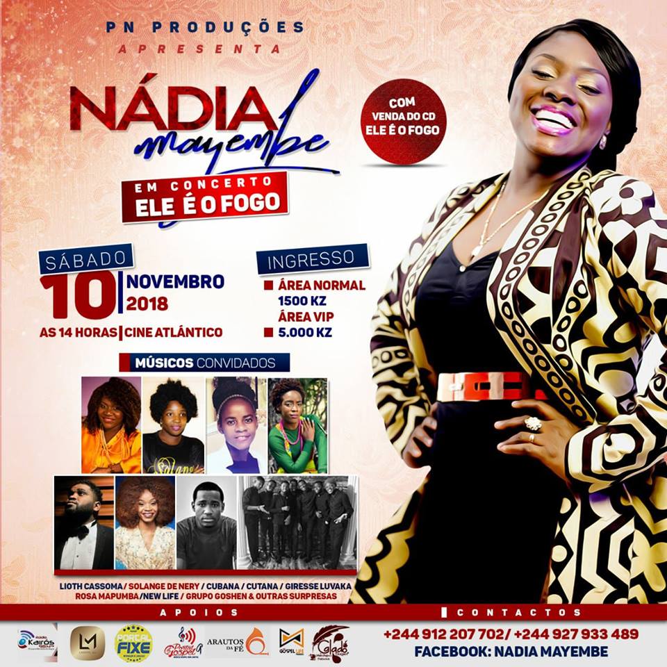 Nádia Mayembe, concerto gospel