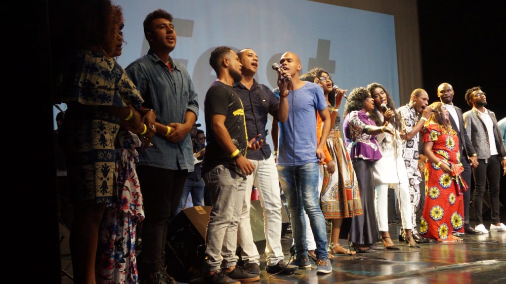 Evento reuniu músicos africanos e brasileiros.