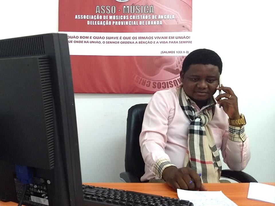 Luís Capoco delegado provincial de Asso-Música em Luanda.