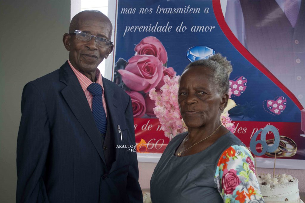 Vasco Capindiça e Anita Chimuma, celebraram a 20 de outubro 60 anos de casamento.